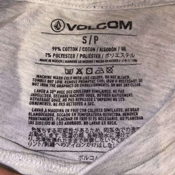 Vintage 90s 80s Volcom Classic Throwback Adult Mens Size Small Skater Logo Tee - Picture 5 of 10